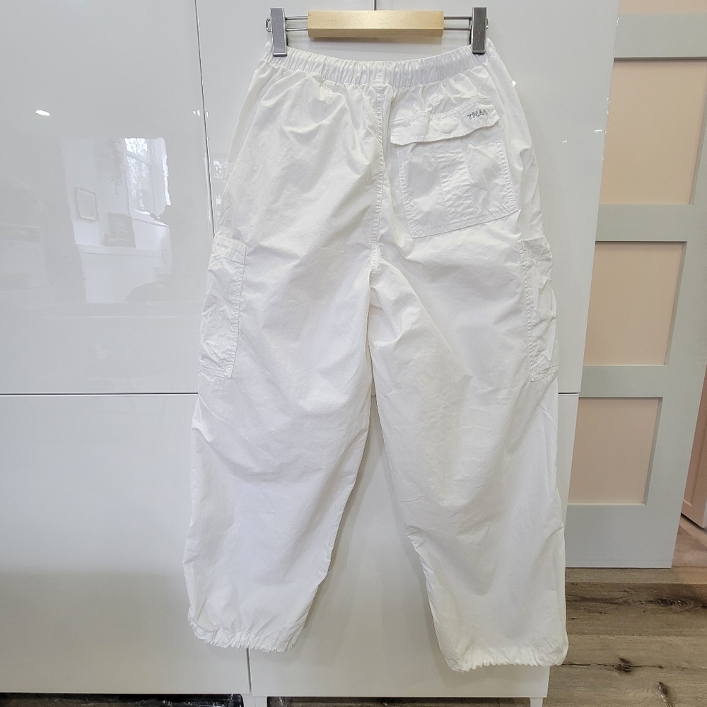 Aritzia TNA Stunt Parachute Pants White Baggy Utility Streetwear Women’s XS - Picture 4 of 17